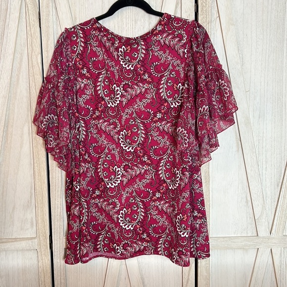 Roz & Ali print blouse. NEW! - Picture 5 of 5